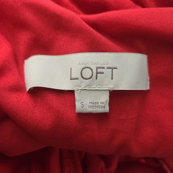 Red Pleated Comfort Dress EUC - Picture 4 of 7